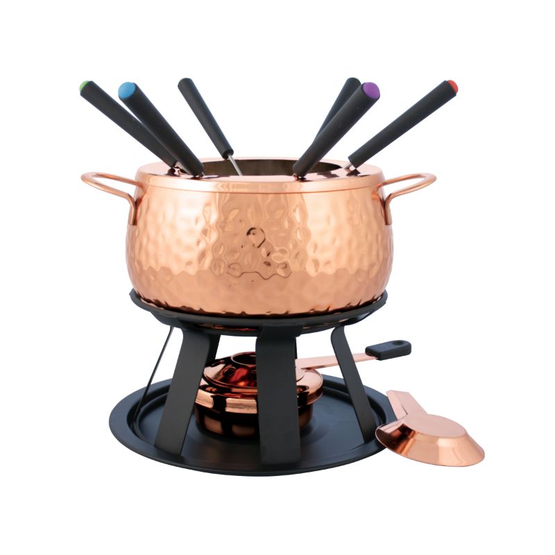 Fondue Set - Swissmar Biel Copper (11pcs)