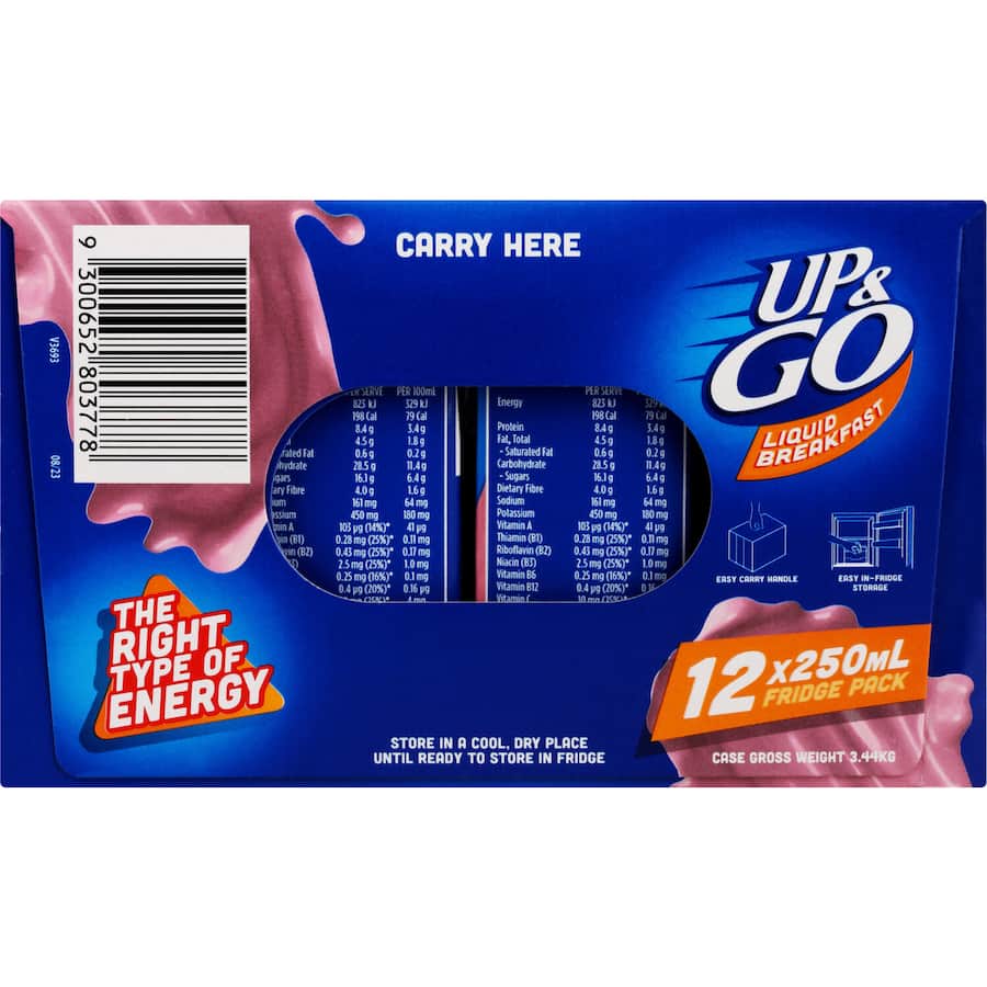 Sanitarium Up & Go Liquid Breakfast Strawberry  - Smartfox