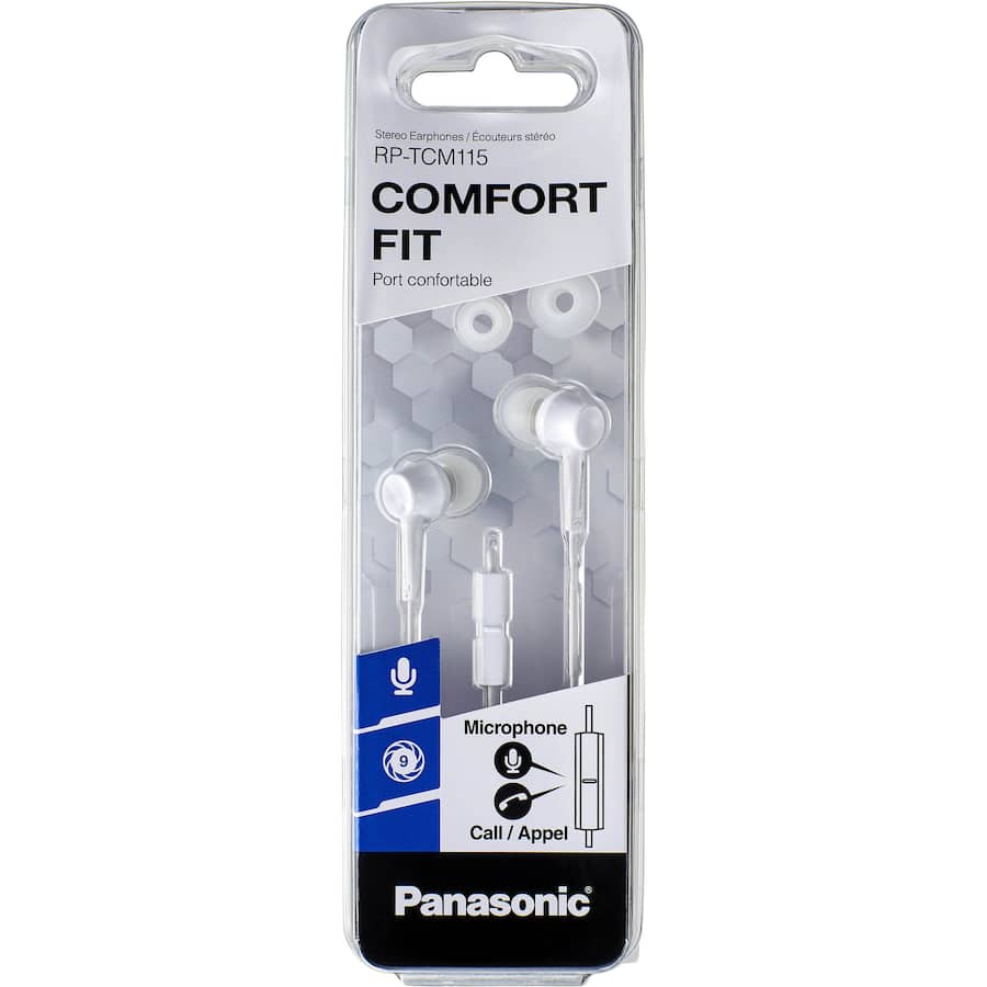Panasonic Earphones Wired With Microphone - 1ea