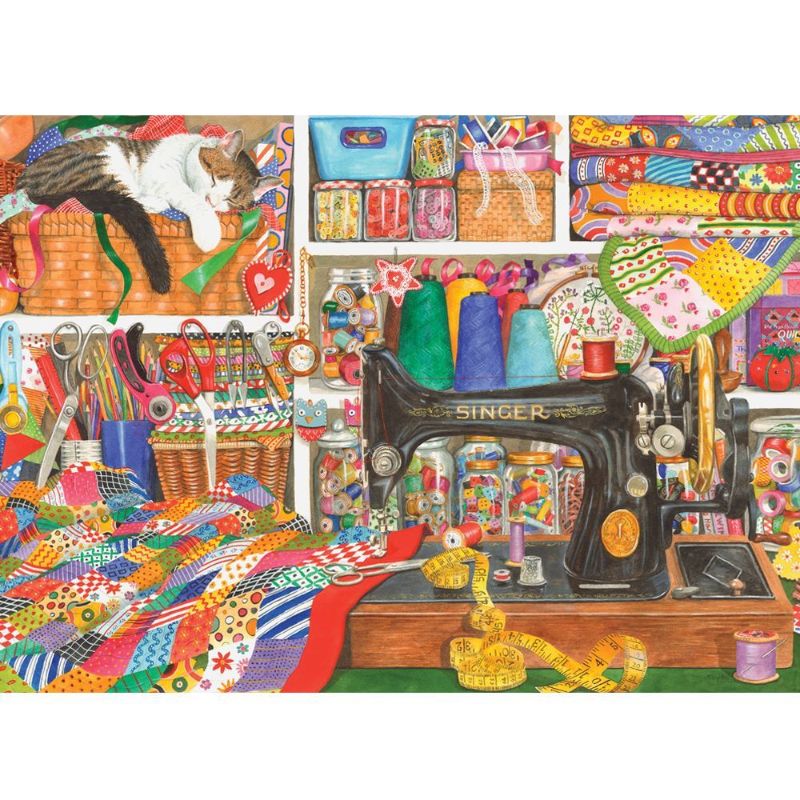 Holdson Puzzle - Artistic Flair, 1000pc (Quilt & Sew)
