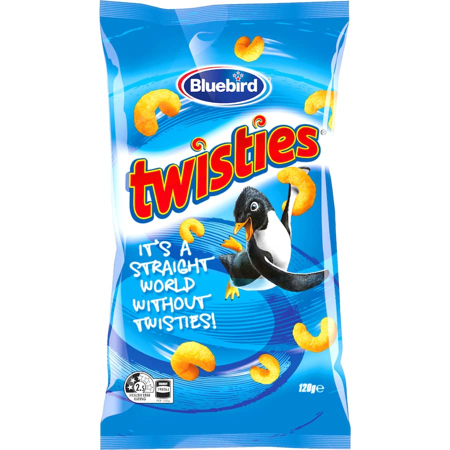 Bluebird Twisties Corn Snacks Cheese - 120g