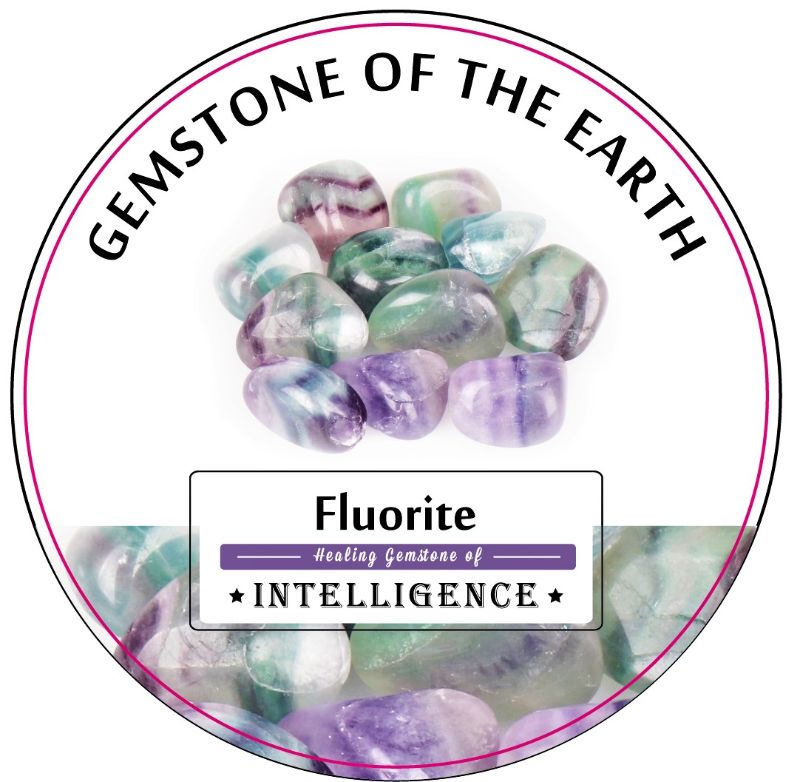 Tumbled stone - Rainbow Fluorite (0.5Kg Box)