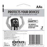 Energizer Max Batteries Alkaline Aa 6pack