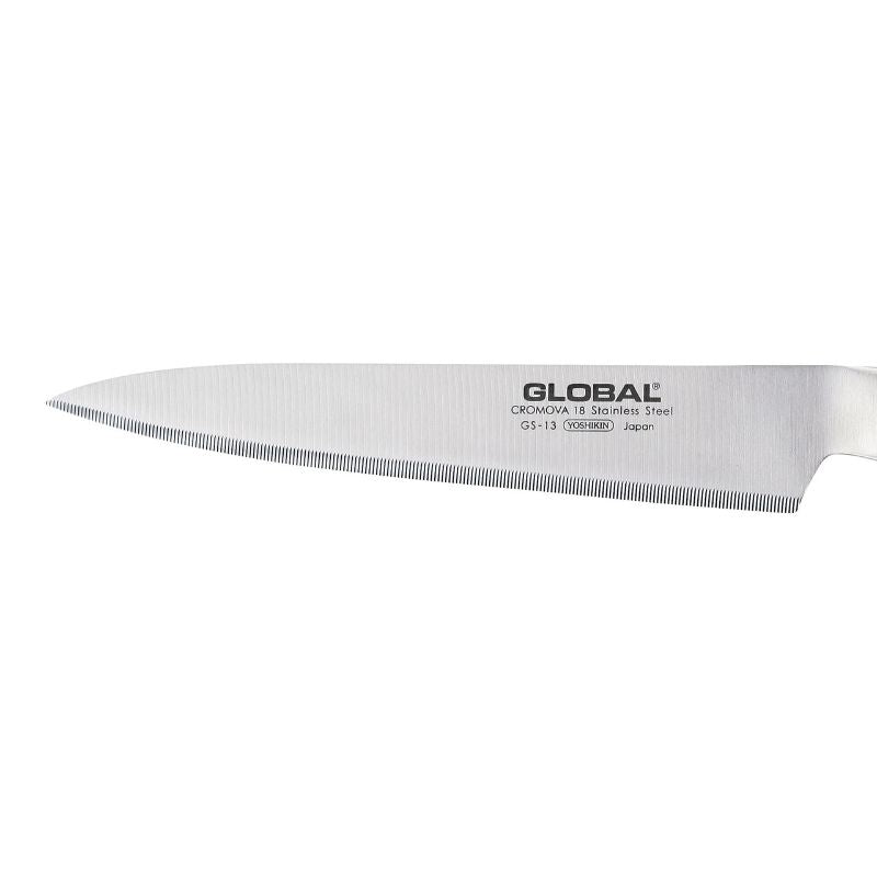 Utility  Knife - Global Classic Fine Serrated (15cm)