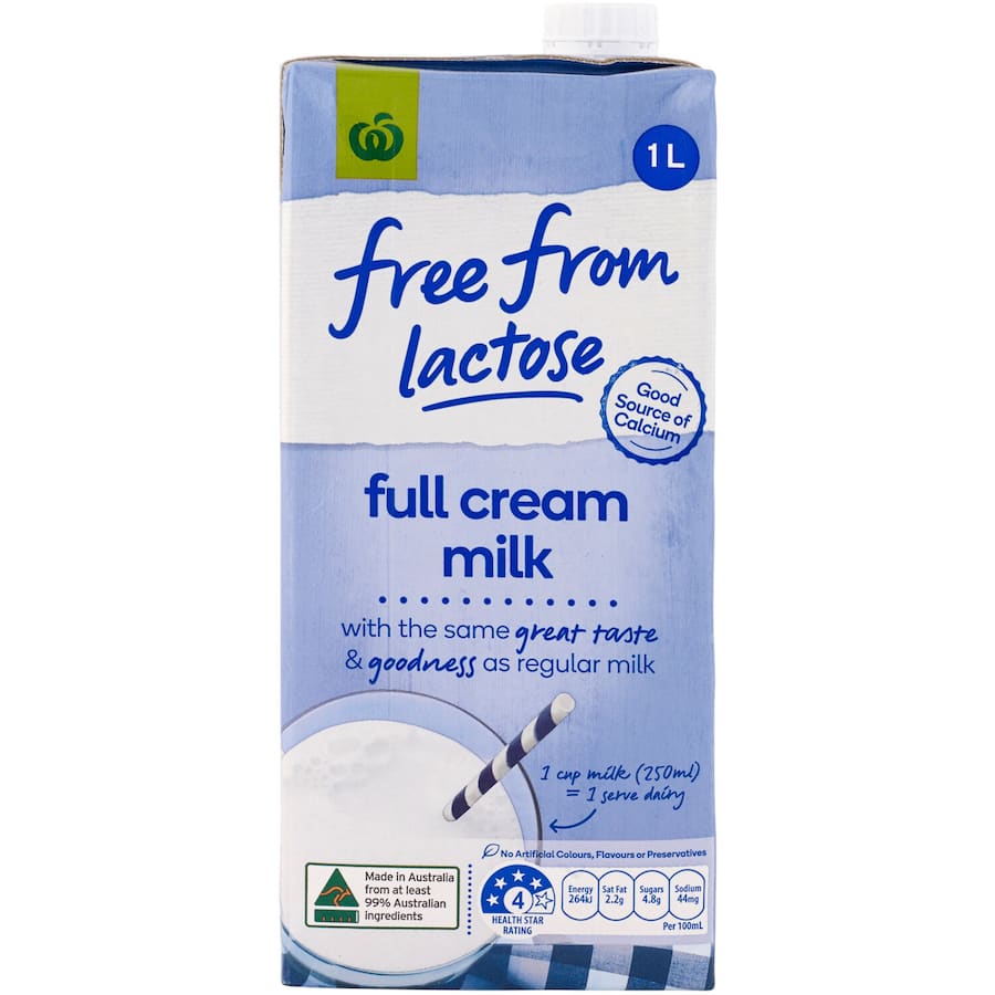 Free From Lactose Milk Full Cream