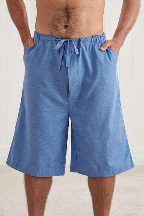 Sophisticated PJ shorts in Large with elasticated waistband and pockets, made from eco-friendly materials by BAKSANA.