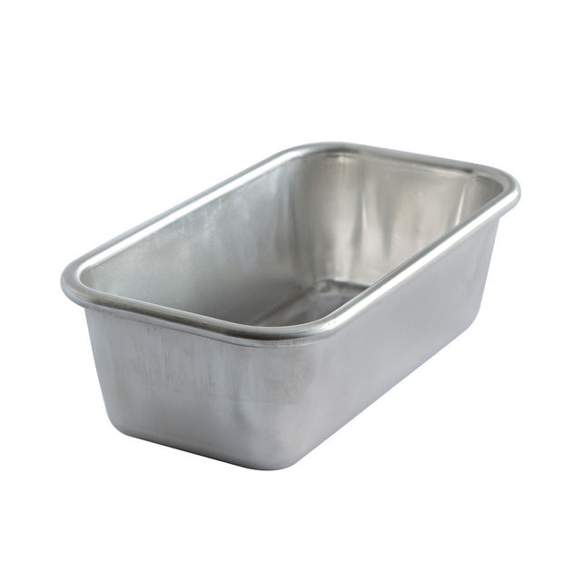 Nordic Ware 1-pound loaf pan, 22.5 x 12 x 7 cm, made of pure aluminum for even baking and golden crusts.