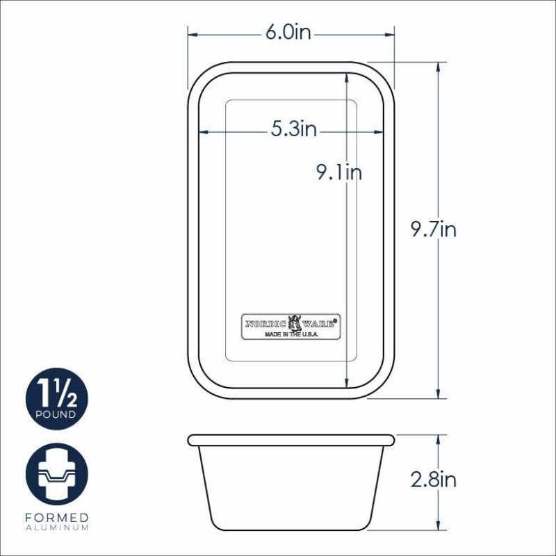 Nordic Ware Naturals® Loaf Pan | 1.5 Pound