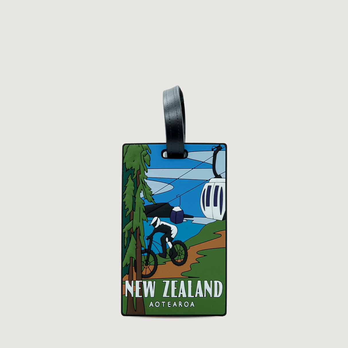 Moana Road - Luggage Tag - Mountain Biking and Gondola - Pack of 6