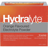 Hydralyte Effervescent Electrolyte Powder Orange Sachets 10pack