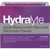 Hydralyte Effervescent Electrolyte Powder Apple Blackcurrant Sachets 10pack