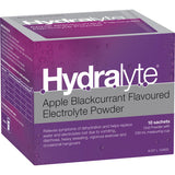 Hydralyte Effervescent Electrolyte Powder Apple Blackcurrant Sachets 10pack