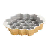 Honeycomb Pull-Apart Pan by Nordic Ware, creates 19 cakelets with non-stick, durable cast aluminum for even baking.