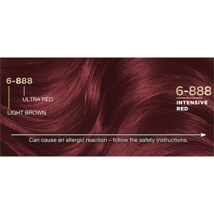 Napro Palette Hair Colour Intensice Red 6/888 1pack