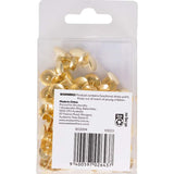 Paper Click Drawing Pins Gold Thumb Tacks 100pack