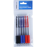 Paperclick Pens Ball Point Retractable Grip 6pack
