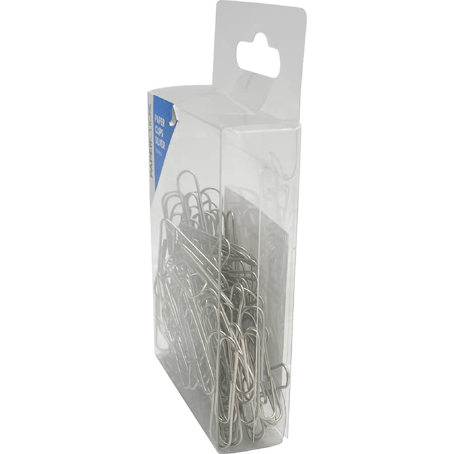 Paper Click Paper Clips Silver 33mm 100pack