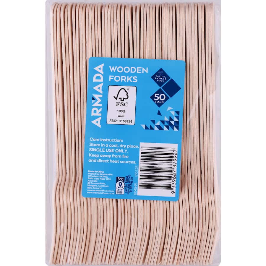 Armada Wooden Forks  - 50pack