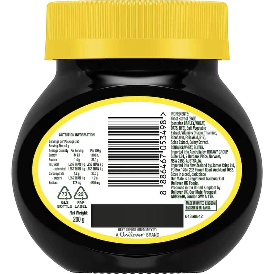 Our Mate Yeast Extract  Jar 200g