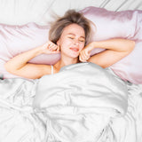 Lemon Lavender Bye Bye Bedhead Silky Satin Pillowcase -24pcs