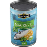 Deep Cove Mackerel In Oil Can 425g