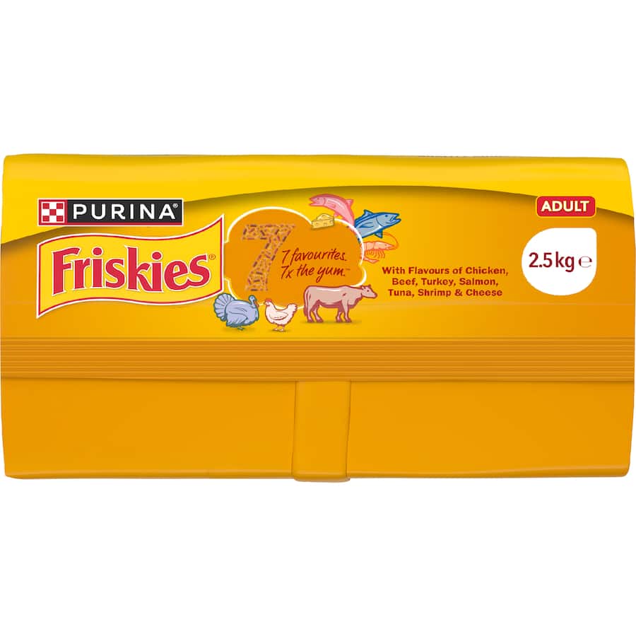 Friskies Dry Cat Food 7 Favorites Bag 2.5kg