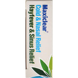 Maxiclear Cold, Flu & Sinus Remedy Cold, Nasal, Hayfever & Sinus 20pack