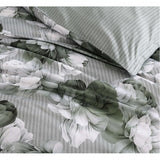 Private Collection Hailey Printed Quilt / Duvet Set | King Bed | Sage