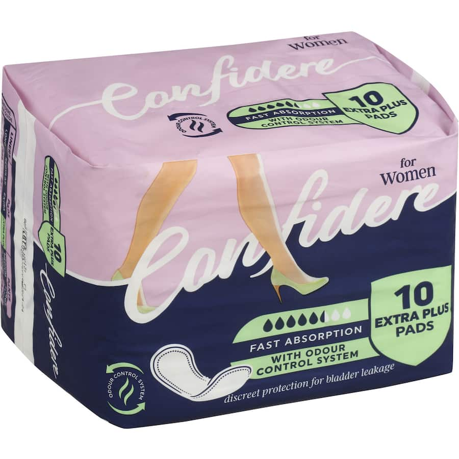 Confidere Womens Continence Pads Extra Plus