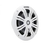 6.5IN WHITE 150W COAXIAL MARINE SPEAKER - PAIR - KICKER