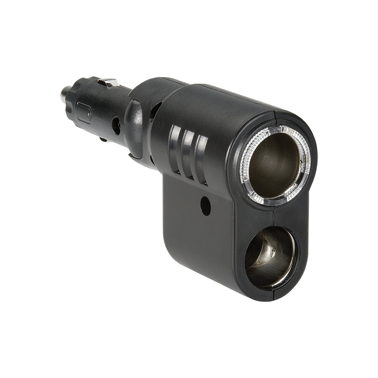 Cigarette Lighter Plug With Adjustable Twin Accessory Sockets (81044BL)