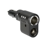 Cigarette Lighter Plug With Adjustable Twin Accessory Sockets (81044BL)