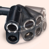 Cigarette Lighter Plug With Adjustable Twin Accessory Sockets (81044BL)