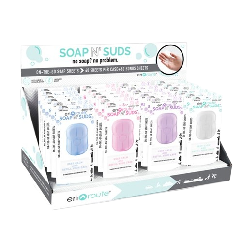 En Route Soap n Suds Set Display - 24pcs