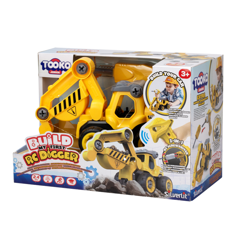 Remote Control Digger - SILVERLIT TOOKO BUILD MY FIRST DIGGER
