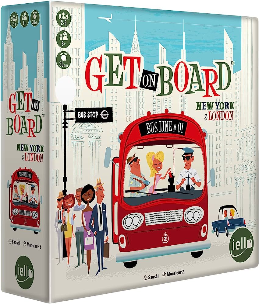 Get on Board: New York & London Board Game