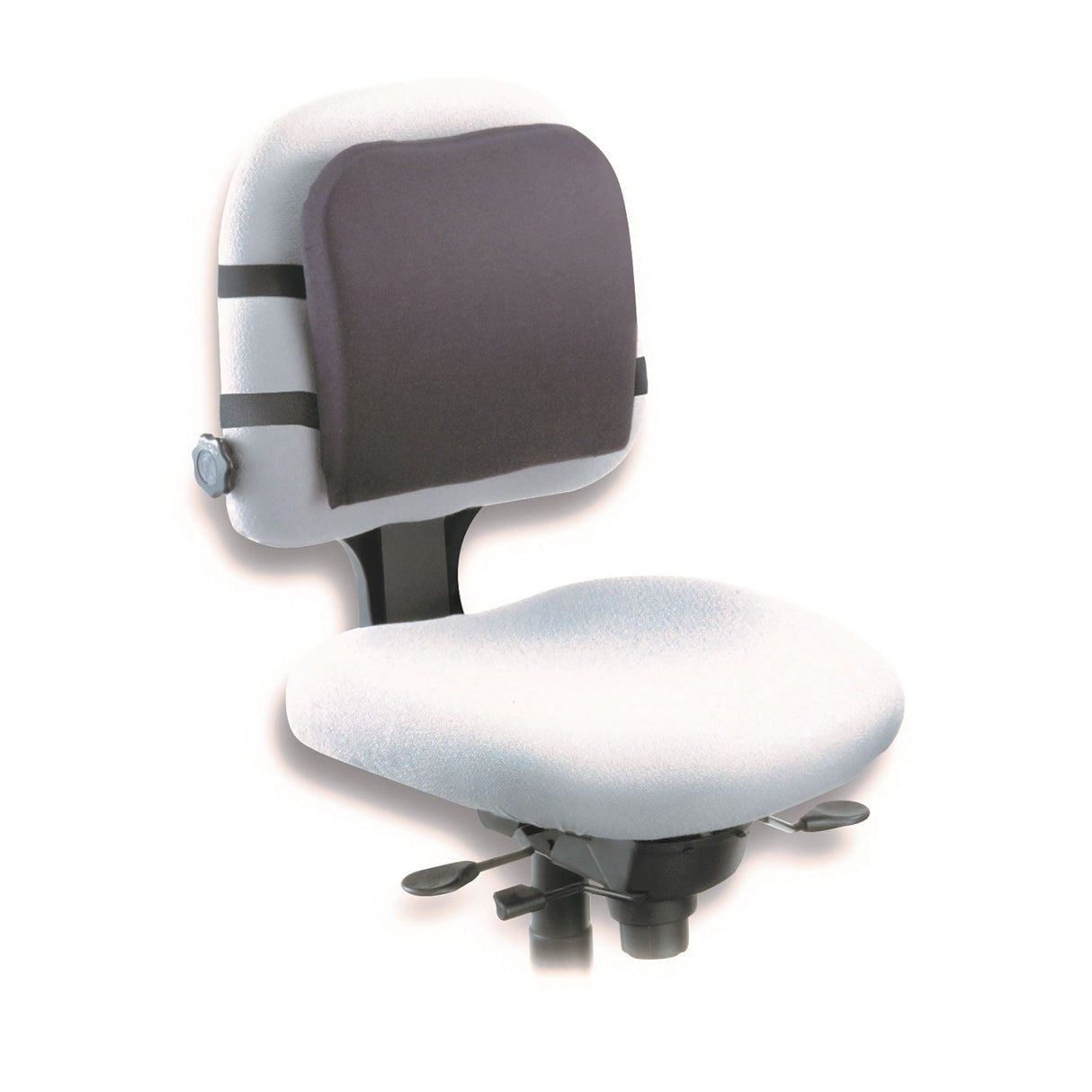 Kensington Back Support Memory Foam Full, ergonomic lumbar cushion in high-density foam for back pain relief and comfort during seating.