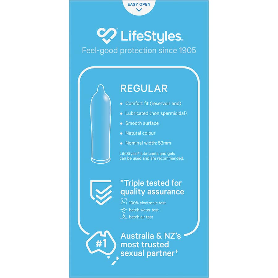 Lifestyles Condom Regular 10ea