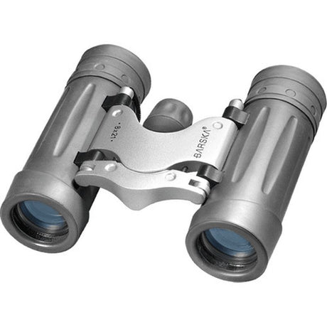 Stylish 8x21 Barska Trend Compact Binoculars with rubber armor, BAK7 prisms, and carrying case for travel and events.