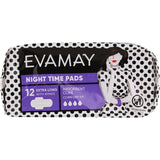 Evamay Night Time Pads With Wings - 12pack