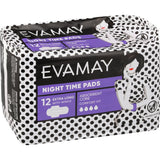 Evamay Night Time Pads With Wings - 12pack