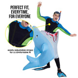 Costume Inflatable Man-Eating Shark Adult Standard Size