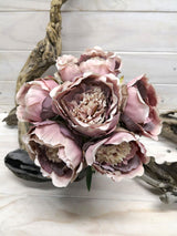 Vintage Mauve Peony Posy