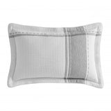 Private Collection Cannon Jacquard Decorative Square Cushion | Charcoal