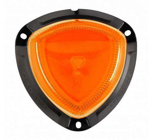 AEROTECH LOW PROFILE AMBER LED STROBE FLANGE BASE