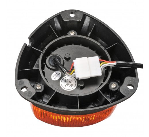 AEROTECH LOW PROFILE AMBER LED STROBE FLANGE BASE