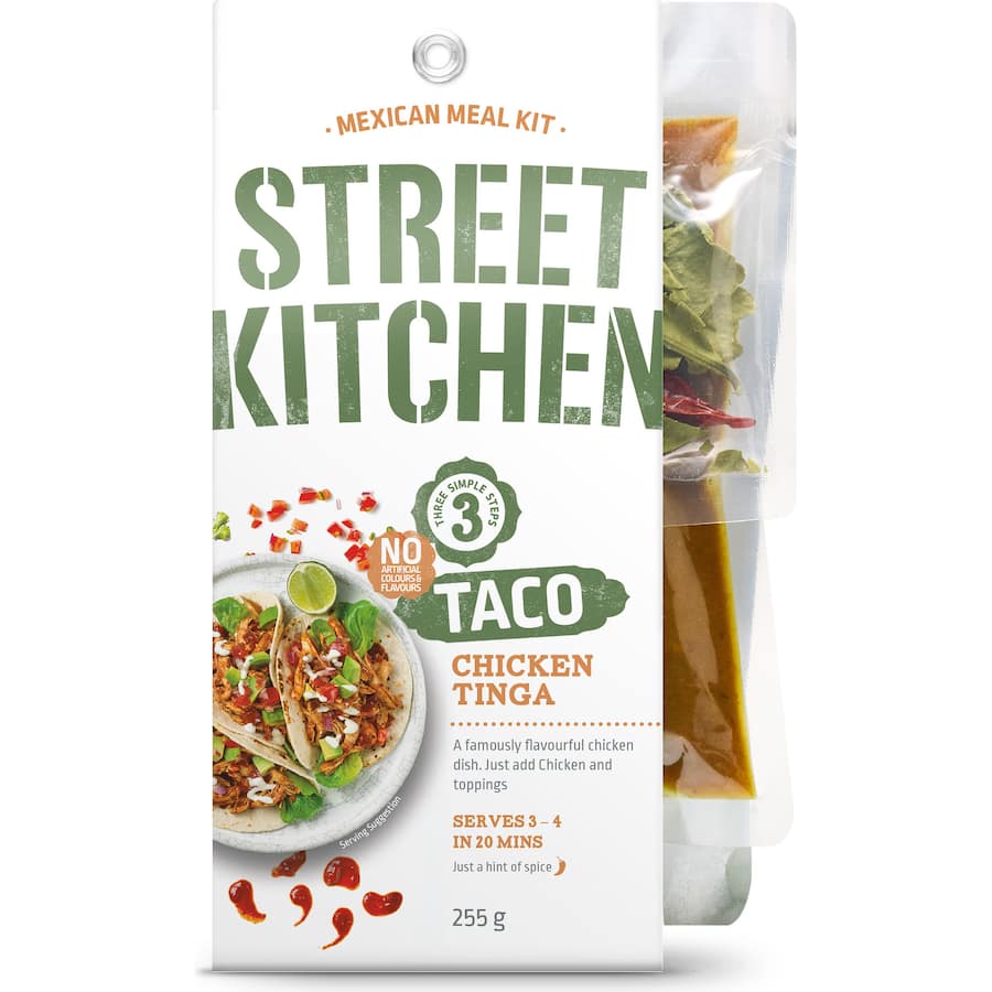 Street Kitchen Meal Kit Chicken Tinga 255g