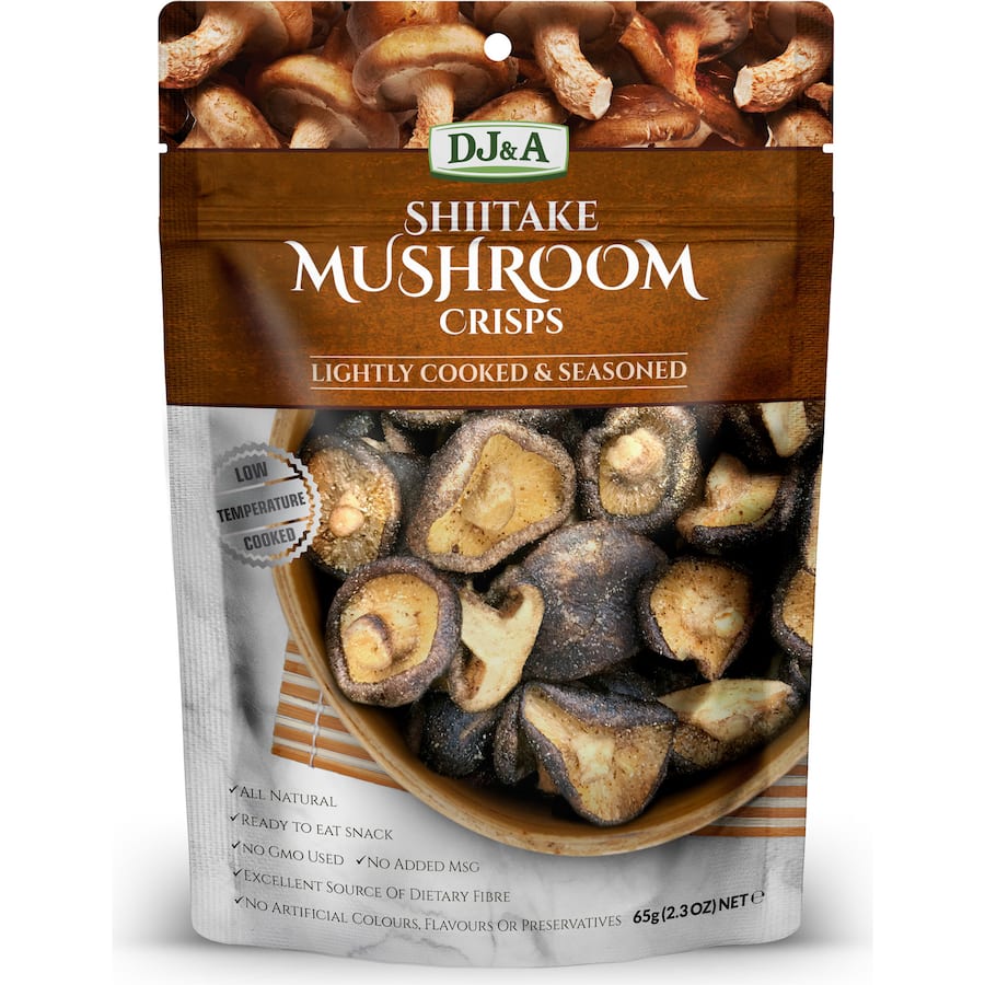 Dj & A Savoury Snack Shiitake Mushroom Crisps