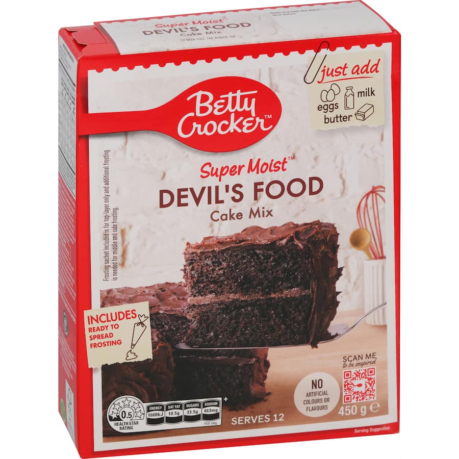 Betty Crocker Cake Mix Devils Food