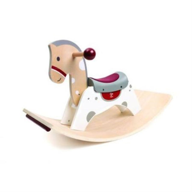 2 in 1 Rocking Horse by Hape, featuring a classic design that converts to a balance board for fun and coordination.